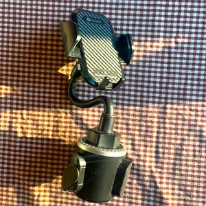 Cell phone cup holder